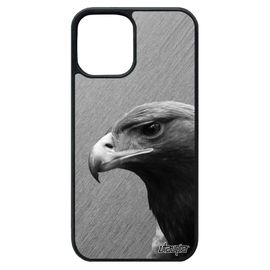 Coque Iphone 12 Pro Max Silicone Aigle Rapace De Protection Unique Housse Tpu Effet Design Royal 4g Telephone Dessin Gris Alu