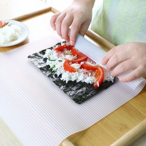 Tapis À Rouler En Silicone Pour Sushi, Ensemble De Cuisine Portable, Tapis À Rouler, Palette De Riz, Accessoires De Cuisine, Bricolage, Rideau De Sushi, Algues Nori, Moule