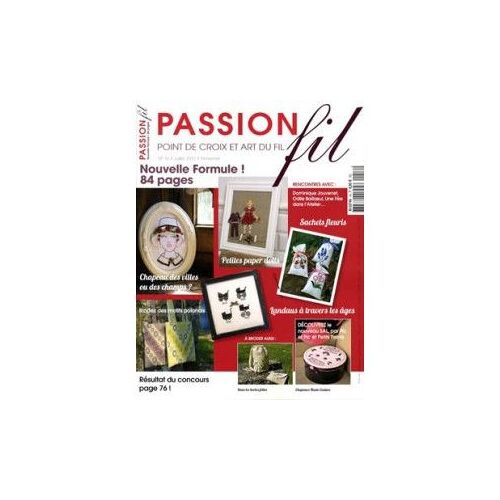 Passion Fil - Point De Croix Et Art Du Fil N°16