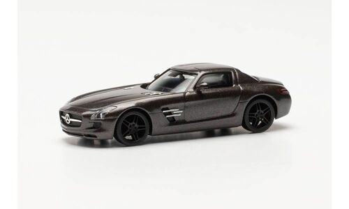 Mercedes Sls Amg Monza Gris Foncé 1/87 Herpa