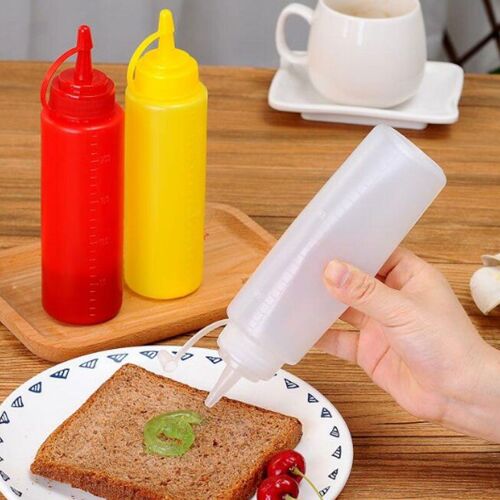 Bouteilles Distributrices De Sauce Ketchup, Bouteille Distributrice De Mayonnaise, Presse Avec Bouchon, Accessoires De Cuisine En Plastique, Outils De Cuisine