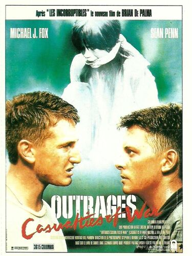 Mini Affichette De Film "Outrages" Film De Brian De Palma De 1988