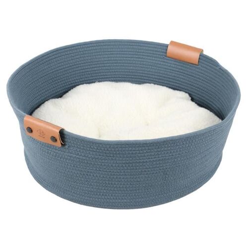Ebi Panier Pour Chats Tres - 57 X 57 X 20 Cm - Bleu