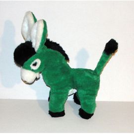 Peluche Ane Vert Officiel Vert Baudet 25 Cm Doudou Ane Metal Oreille + Queue