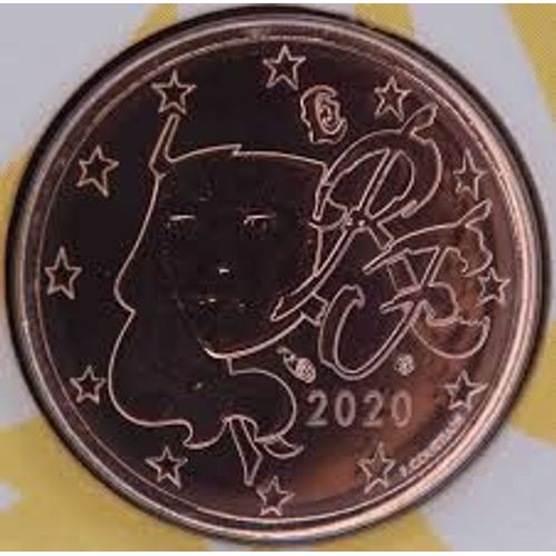 France Pièce De 1 Ct D'euro 2020