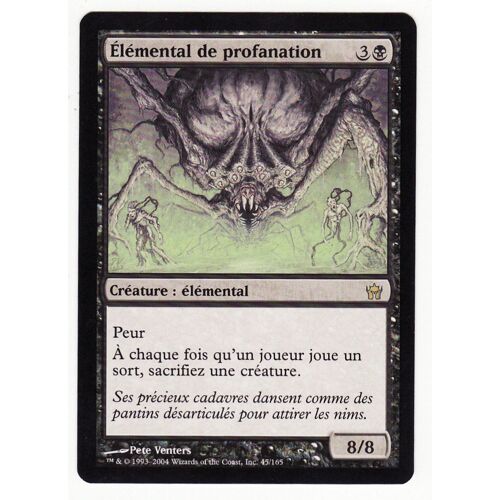 Elémental De Profanation  - Magic Mtg - Cinquième Aube 45 - R