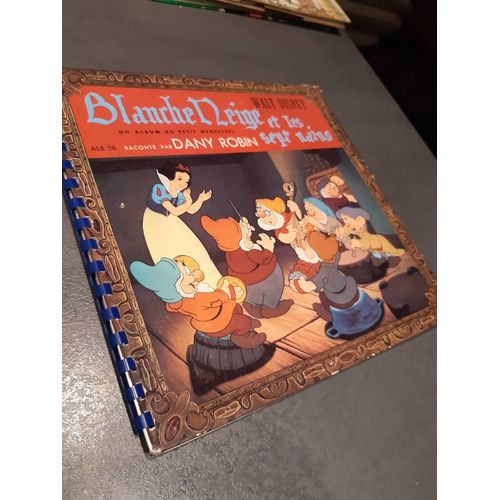 Blanche Neige Et Les 7 Nains Livre Disque