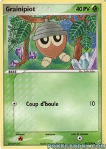 Pokémon - Grainipiot - Gardiens De Cristal 60/100