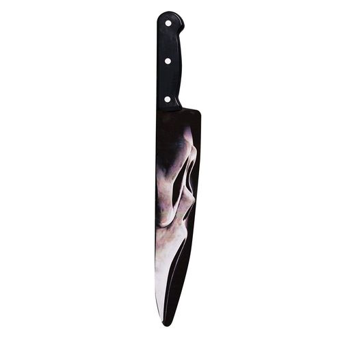 Couteau Boucher Cuisine Jouet Ghost Face 38cm Noir