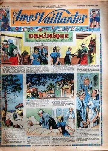 Ames Vaillantes N° 8 Du 20/02/1955 - Dominique - H. Robitaillie
