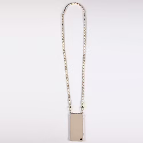 Coque Renforcée Transparente Pour Samsung Galaxy A14 4g / 5g Lanière / Cordon Chaine Suspendue Blanc