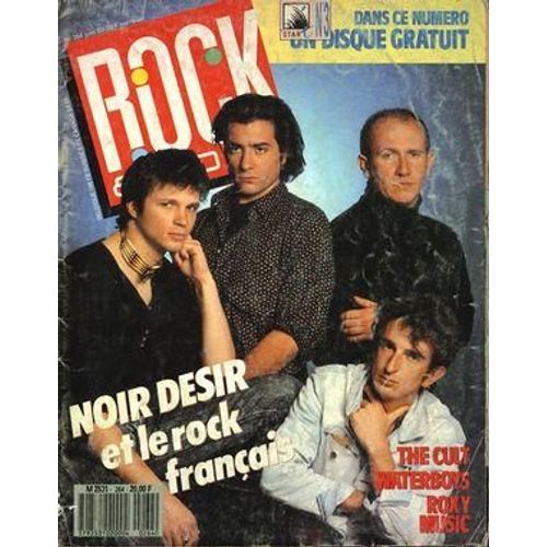 Rock And Folk N° 264 Du 01/06/1989 - Noir Desir Et Le Rock Francais - The Cult Waterboys Roxy Music -
