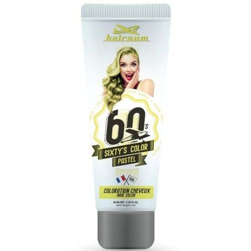 Crème Colorante Sixty's Color - Yellow Sunrise Hairgum 60ml 