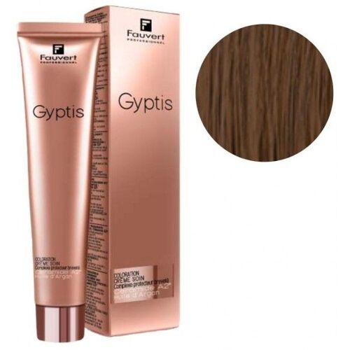 Crème De Soin Colorante Gyptis N°7/77 Blond Marron Profond Fauvert 100ml 