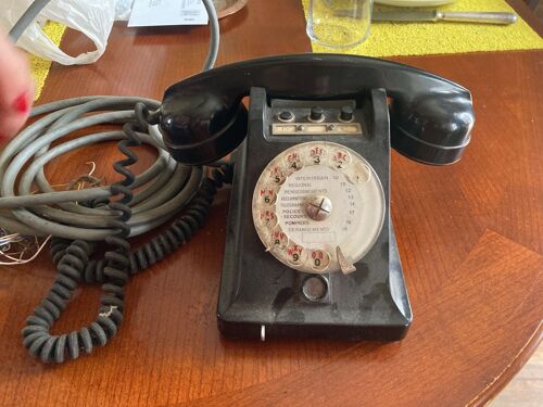 Téléphone bakélite Burgunder