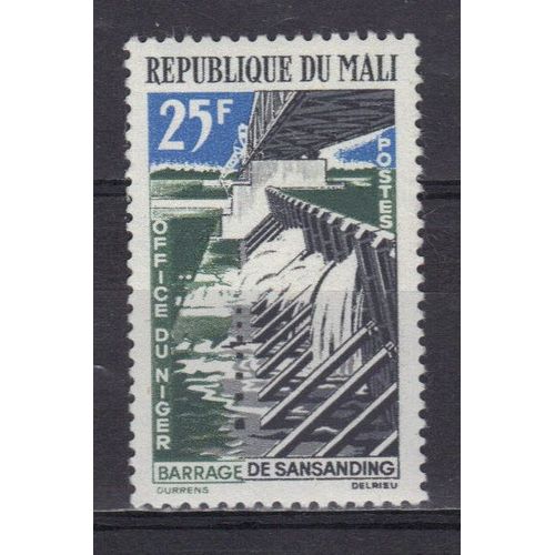 Mali 1962 : Barrage De Sansanding - Timbre Neuf *