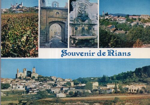 Carte Postale De Rians (Var) 5 Vues