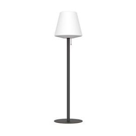 Xanlite - Xanlite - Lampadaire Hybride Solaire Led Ip44, Rechargeable Usb-C, 650 Lumens, 185cm, Cct & Dimmable, Noir - Lamh187nd - Noir