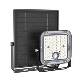 Projecteur Mural Solaire 10w, 1400 Lumens, Ip65, Détecteur De Mouvement Désactivable