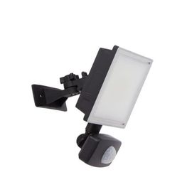Projecteur Mural Led Noir, Détécteur De Mouvement Inclus,10 W, 800 Lumens