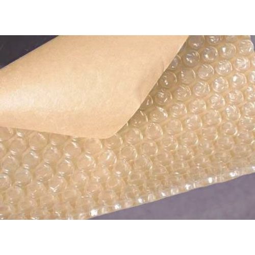 Rouleau De Film Bulle D'air + Kraft 50cm X 50m