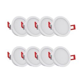 Xanlite - Pack De 8 Spots Led Intégrées Cct Ip54 Conso. 4w 345 Lumens Blanc - Pack8sel345bipcct