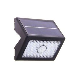 Xanlite - Applique Solaire Led Ip44, 400 Lumens, Détecteur De Mouvements, Noir - Aps400d