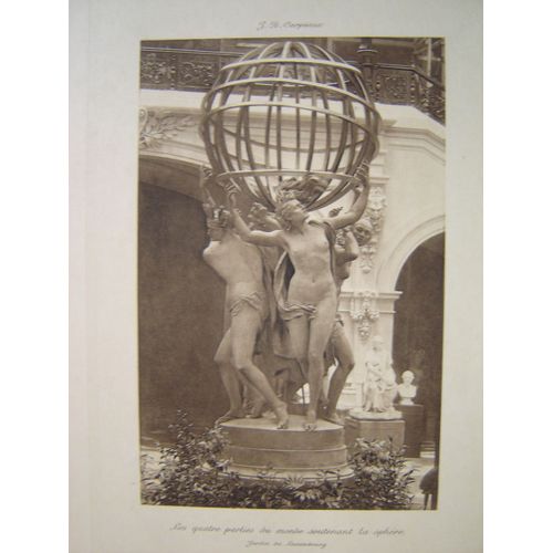 Les   4 Parties Du Monde Soutenant La Sphère - Jardin Du Luxembourg