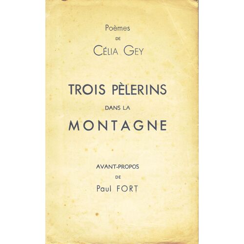 Trois Pelerins Dans La Montagne