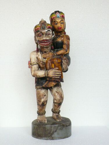 Statuette Indonesienne (Hanuman Dieu Singe)