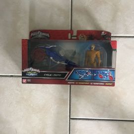 Power Rangers Ninja Steel Jaune Etsa Moto Bleu Mega Morph