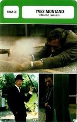Fiche Monsieur Cinema Yves Montand [1967-1976]