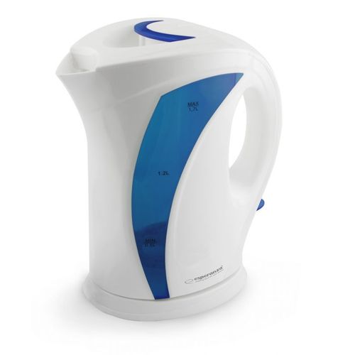 Esperanza ekk018b bouilloire électrique 1,7 l, blanche / bleue.