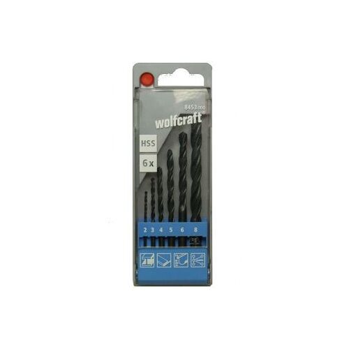 Wolfcraft HSS Forets métal 6 pcs