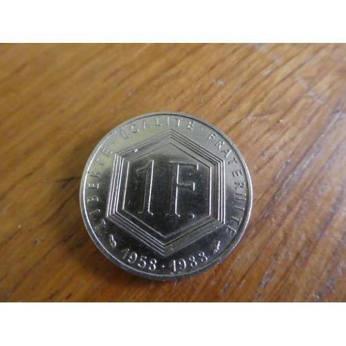 Un Franc Charles De Gaulle F227/2 1958-1988