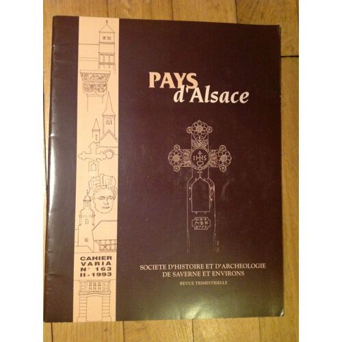Pays D Alsace  Cahier 163
