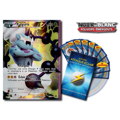 Fulguris 97/98 110pv - Booster Optimisé Attaque Eclair - 10 Cartes Pokemon Pouvoirs Emergents
