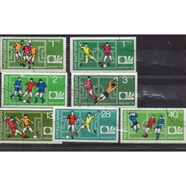 Bulgarie Timbres Coupe Du Monde De Football 1974