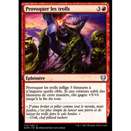 Provoquer Les Trolls - Mtg - Kaldheim - U - 144/285