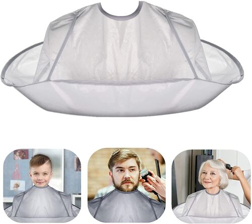 Capes De Coupe De Cheveux Pour Adultes/Enfants,Cape De Tablier De Rasage De Barbe,Cape De Salon De Coiffure De Conception De Parapluie 