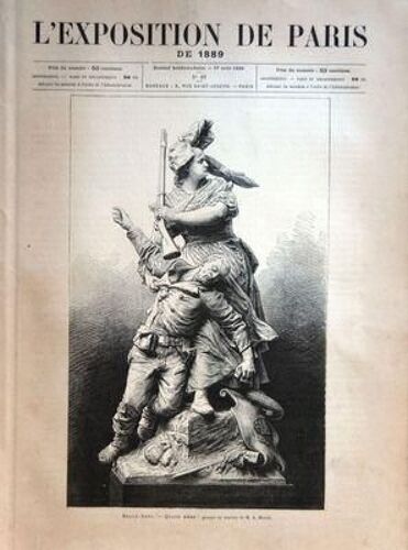 Exposition De Paris (L') N° 27 Du 17/08/1889 - L'exposition De Paris 1889 Beaux-Arts / Quand Meme Par Mercie - Java / Danseuses