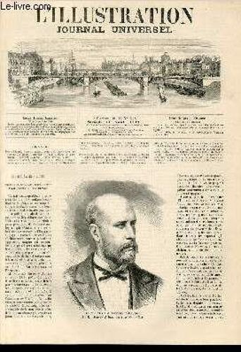 L Illustration Journal Universel N° 1538-Texte : Eduardo Üasset Y Artime, Membre Du Nouveau Cabinet Espagnol, Ministre D Outre-Mer. ? Revue Politique De La Semaine. ? Courrier De Paris. ? L Ile De(...)