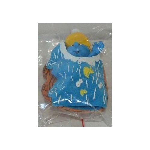 Figurine Schtroumpfette Avec Son Lit - Les Schtroumpfs (Mac Donalds, 2002)