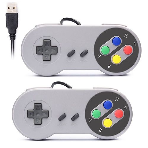 Manette De Jeu Filaire Rétro Pour Nintendo Usb, Joystick Classique Pour Vista/Ordinateur Portable/Mac, Accessoires De Jeu