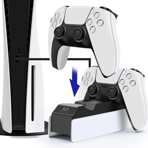 Station De Charge Double Pour Contrôleur De Jeu Sony Playstation 5, Adaptateur D'alimentation Ps5