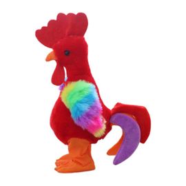 Jouet Robot Poulet Coq Électronique En Peluche Pour Enfants, Jouet Amusant, Danse, Chant, Animal Musical, Cadeau D'anniversaire