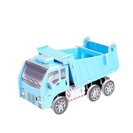 Puzzle 3D en papier pour enfant, jouet éducatif et attrayant, château, jardin, Zoo, maison de crème glacée