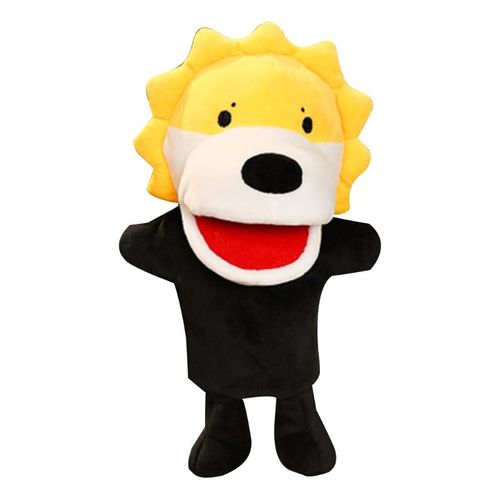 Marionnette À Main, Poupée De Dessin Animé, Lion, Vache, Singe, Chien, Éléphant, Jouets En Peluche, Animal En Peluche