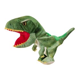 Simulation D'animal De Dessin Animé Dinosaure Poupée À Main Gant De Marionnette Peluche Douce Jouet Cadeau Pour Enfants