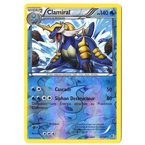 Clamiral 41/149 Reverse  - Pokemon Frontières Franchies